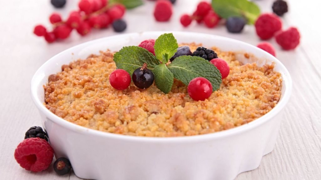 Delicioso Crumble De Frutos Rojos KENA