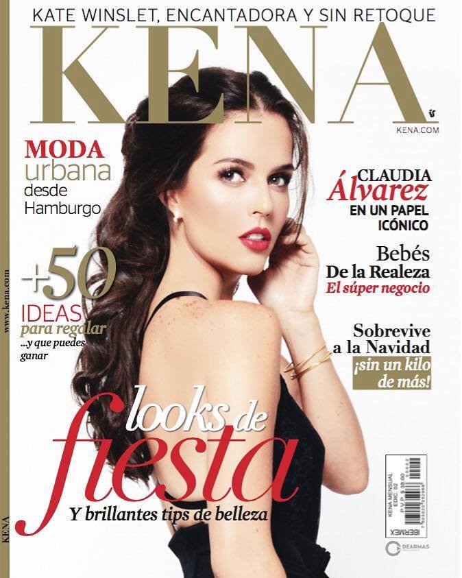 Claudia Álvarez en revista Kena