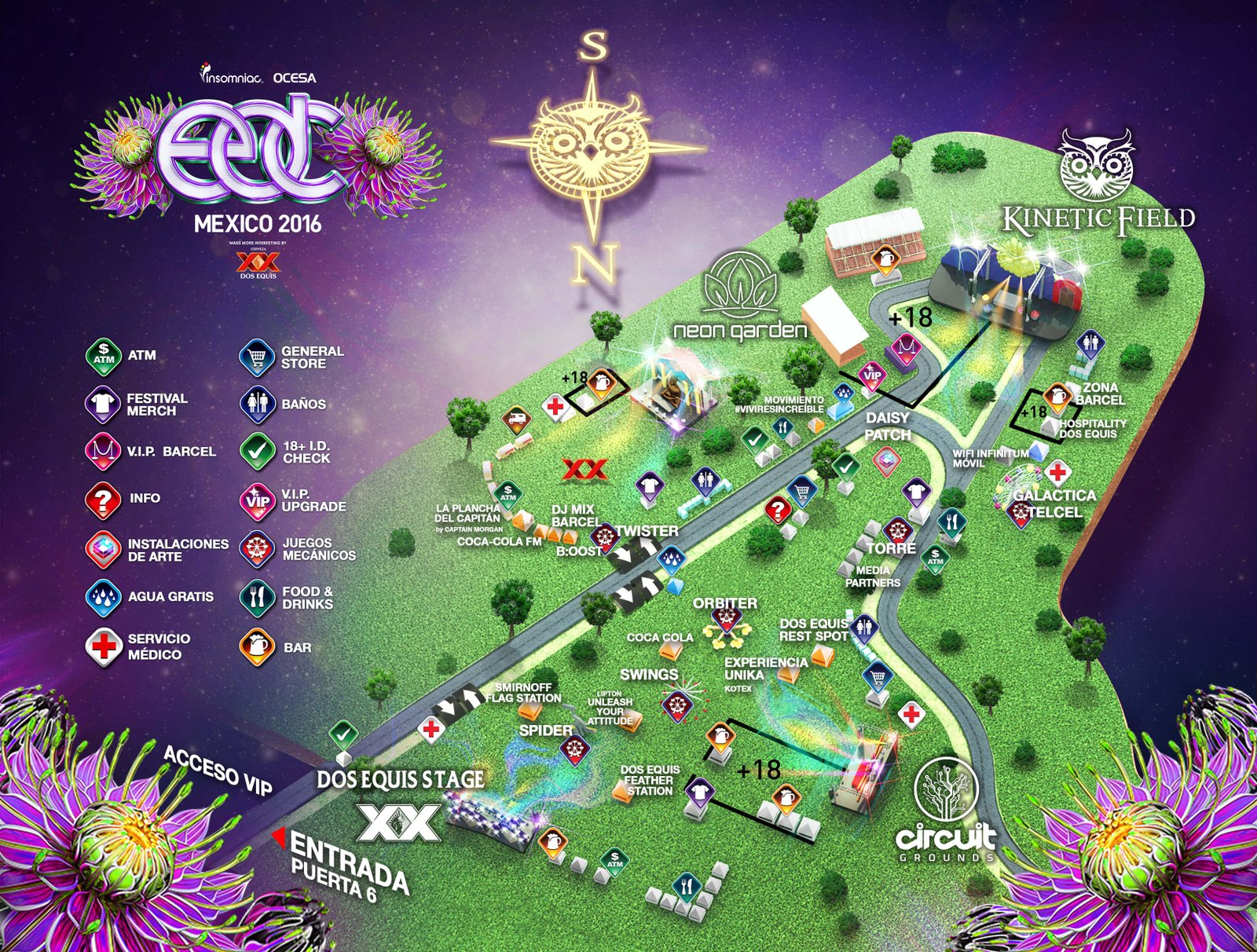 Mapa EDC