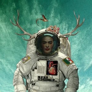 Frida por el artista amante de los astronautas Tom Colbie