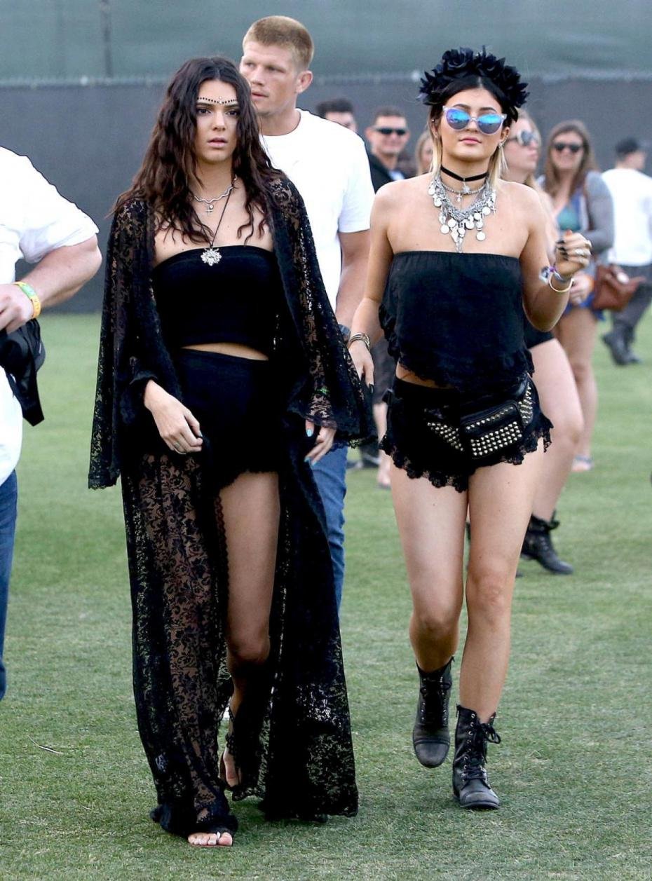 Las Jenner en el Coachella 2014 Vía Media.Melty.es