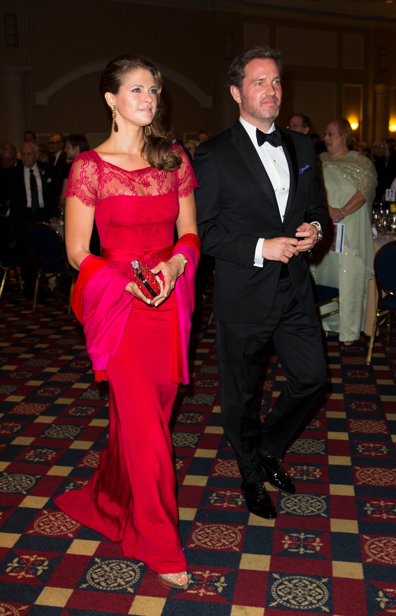 Princess Madeleine and Chris ONeil at 375th gala dinner at the Chase Center.