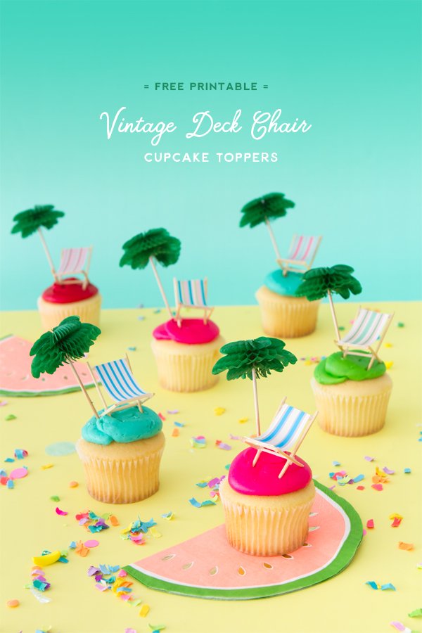 Saquen tijeras y papel, la nueva decoración de cupcakes que nos encanta