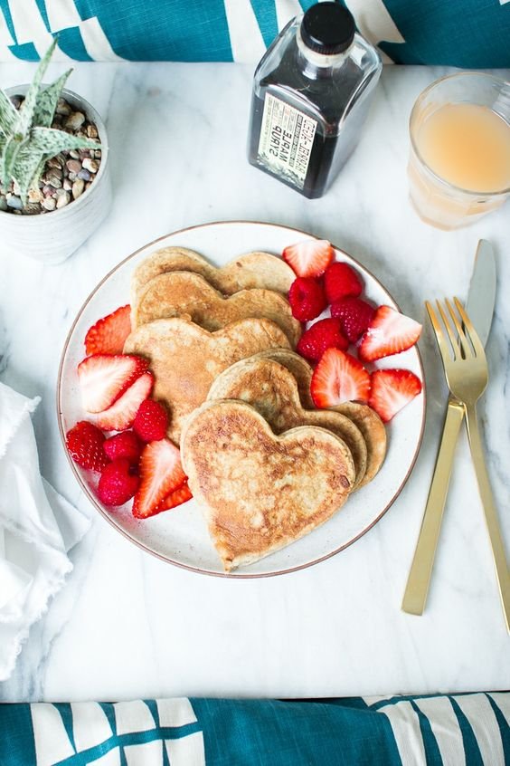 Deliciosas panquecas del amor