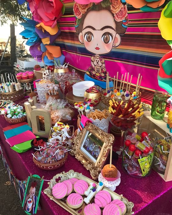  Ideas  mesa de dulces para fiesta mexicana
