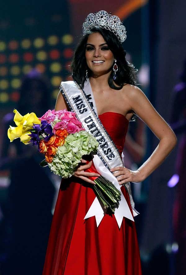 Ximena Navarrete 2010 Miss Universo. Foto de Hola en Pinterest 