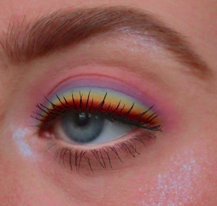 rainbow makeup