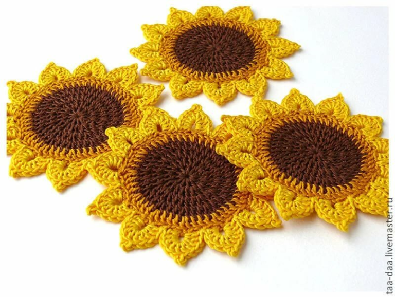 Girasol de crochet Aprende a tejerlo Revista KENA México