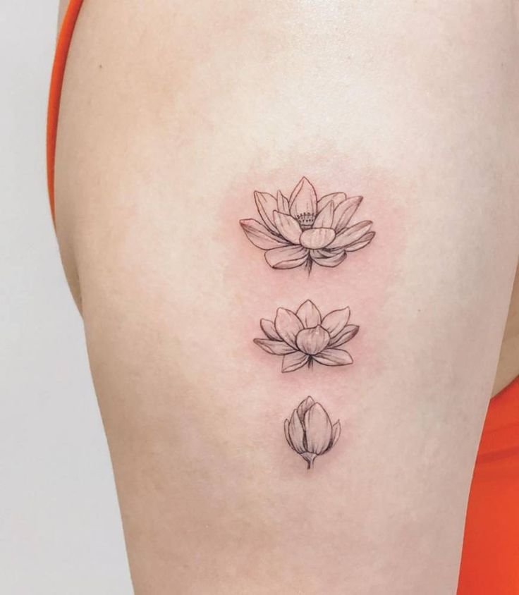 tatuaje de loto