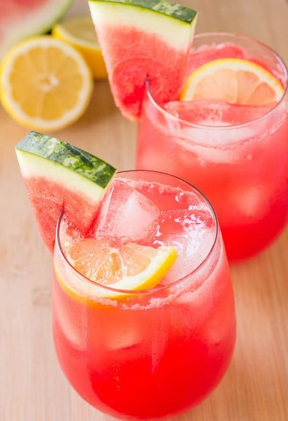  ¡Ummm, rica limonada de sandía.  Foto: The Recipe Critic en Pinterest 