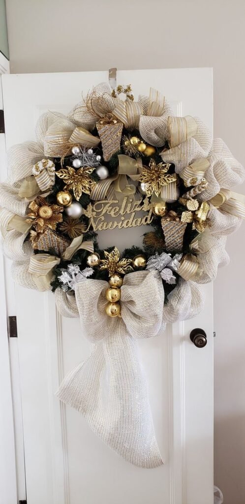 Decorar la puerta de navidad