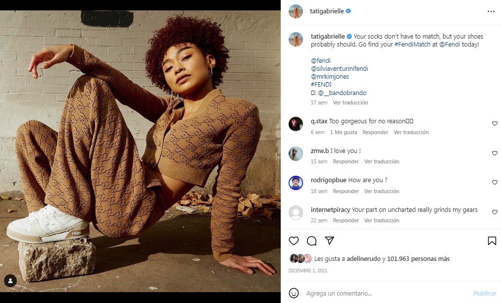 Estilo de Tati Gabrielle, ¡la estrella con el look más increíble