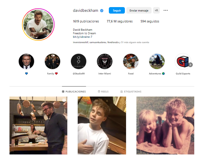 Davida Beckham no dudó para presumir sus dotes culinarios. Fotocapture del Instagram