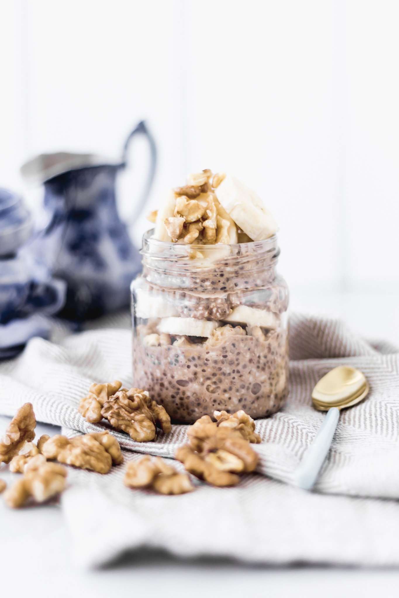 Overnight oats, una comida rápida y nutritiva. Foto: Cravingsjournal en Pinterest 