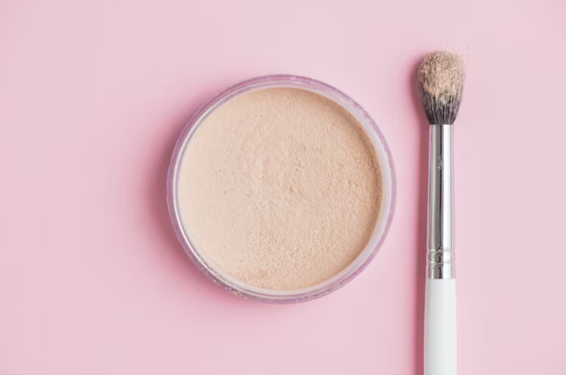 Pestañas efecto postizo con polvo traslúcido