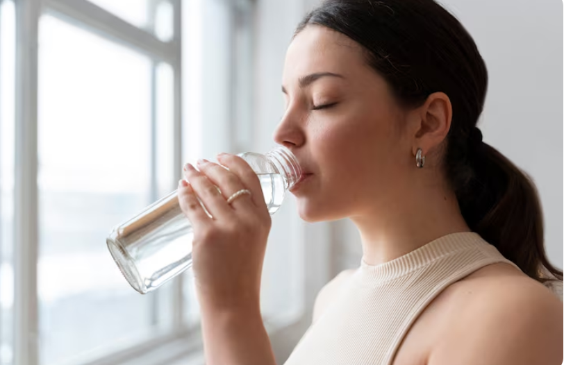 Desinflamar el abdomen con agua