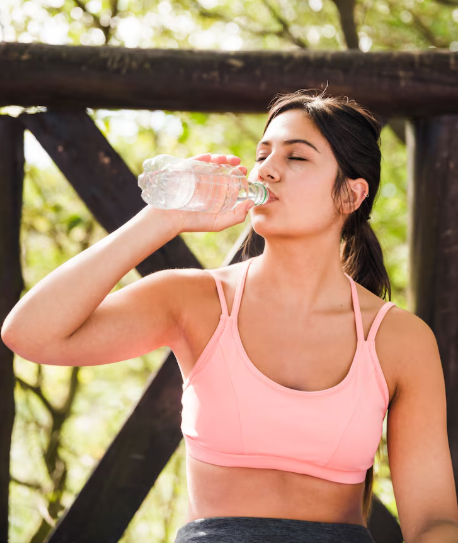 Hidratación constante es un elemento clave