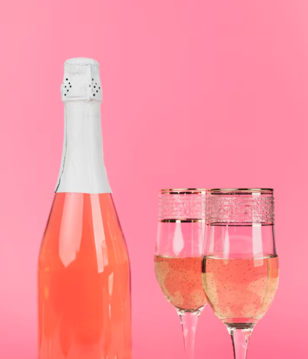 Cócteles con vino rosado