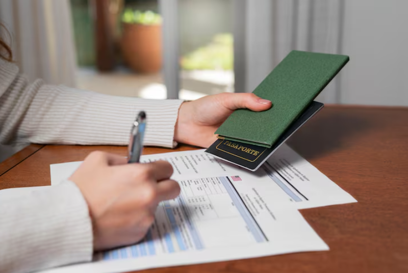 Trámites de pasaporte.