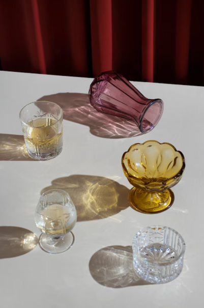 Cristalería desparejada