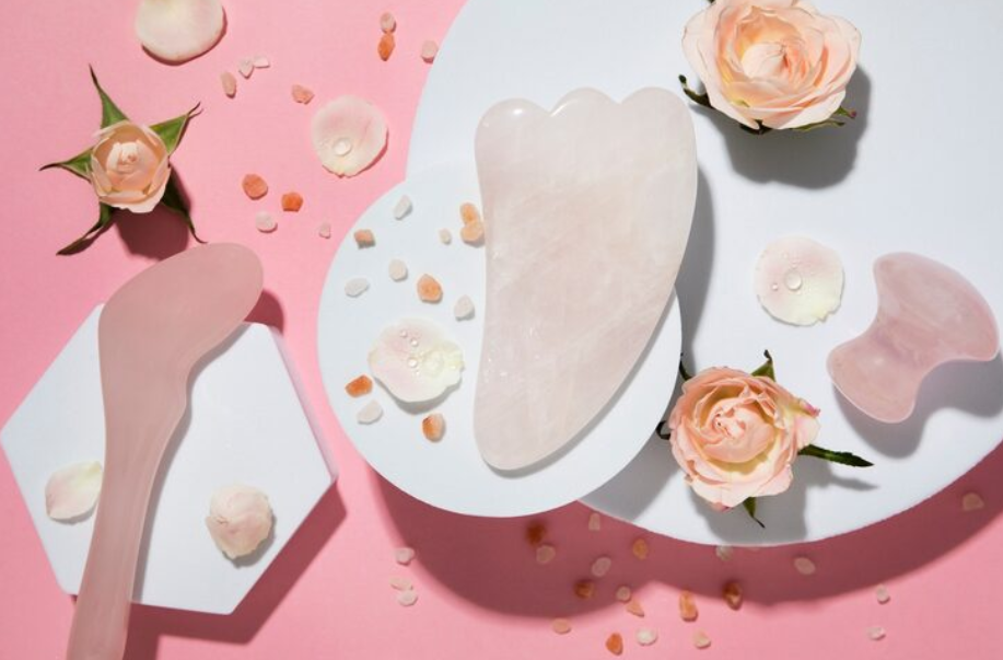 Cuarzo rosa para la cara