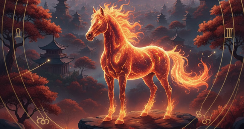 Horóscopo chino con el caballo de fuego