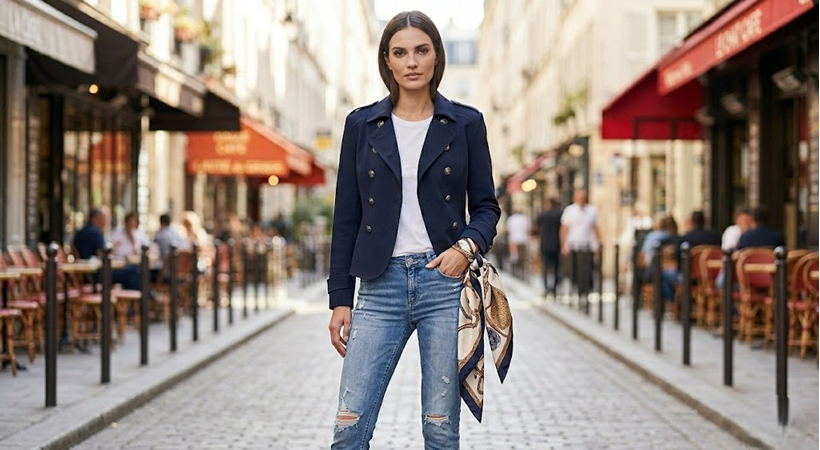 Cómo combinar una chaqueta militar