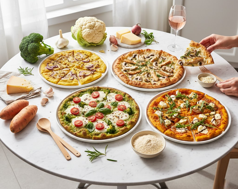 Recetas de masa de pizza saludable