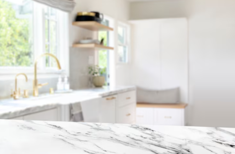 Encimeras resplandecientes 