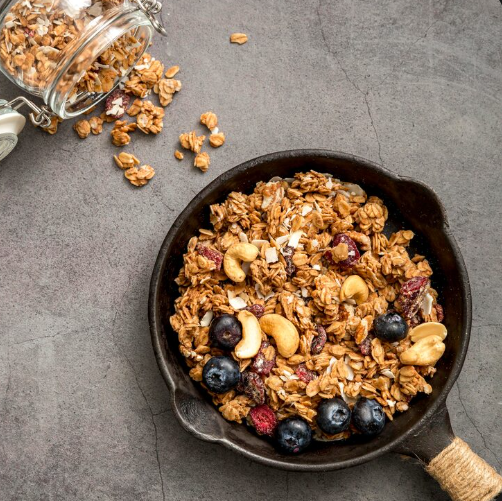 Granola casera sartén