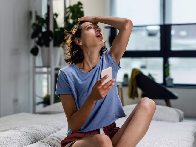 Sudor frío repentino