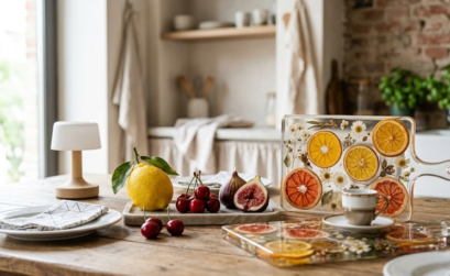 Velas de frutas realistas