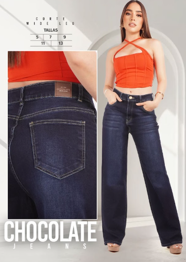 Wide leg jeans
