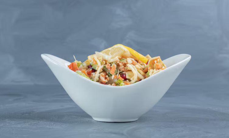 Comidas en un tazón