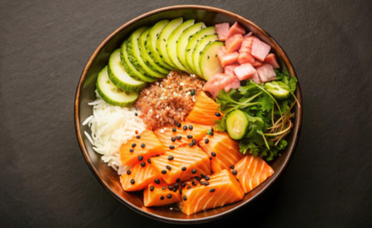 Salmon bowls recetas