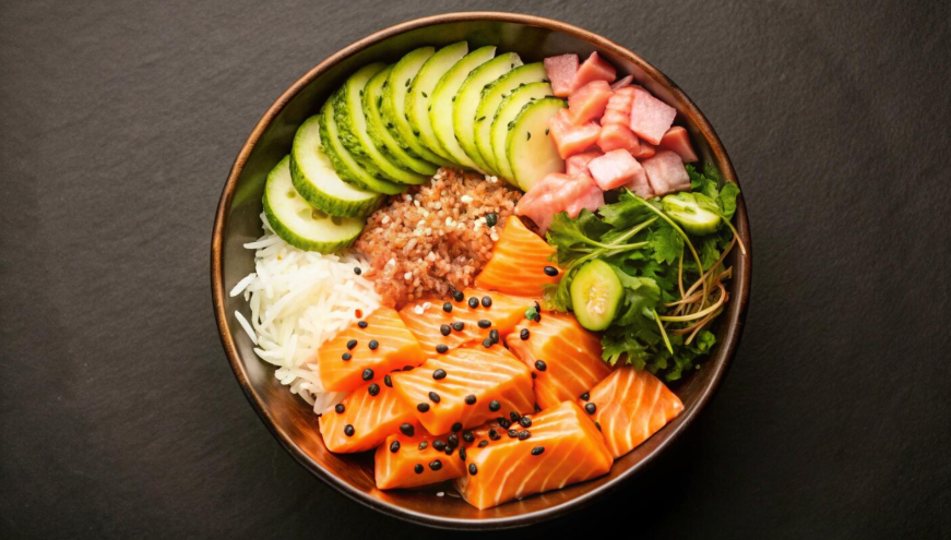 Salmon bowls recetas
