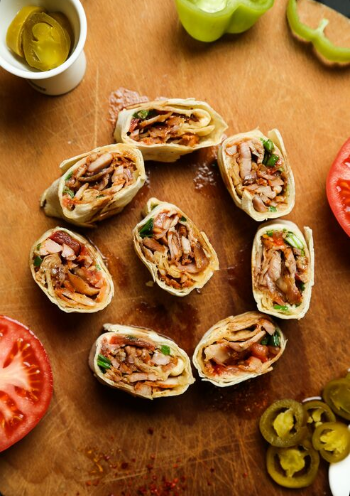 Shawarma de setas ostra ahumadas- elecciones saludables