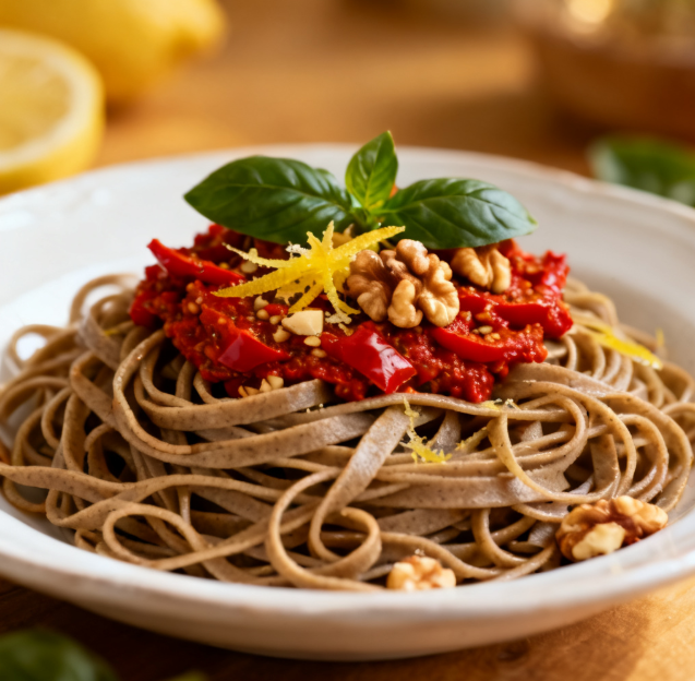 Recetas con pimentón deliciosas. Una pasta, nunca falla.