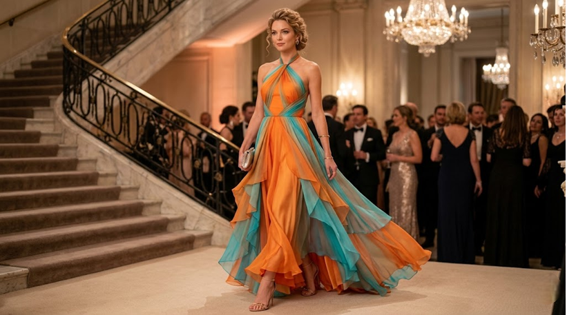 Combinar color naranja