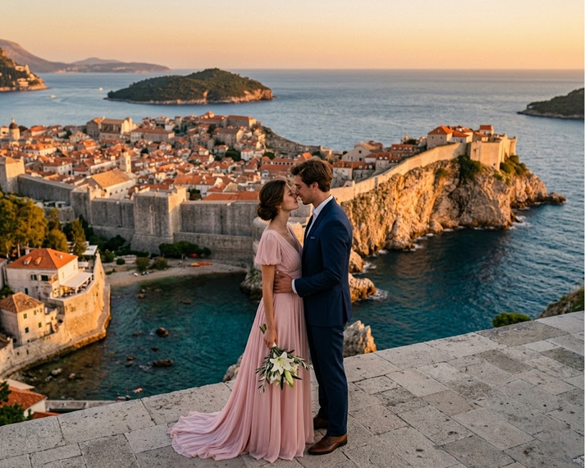 Destinos románticos tendencia- Costa Dálmata en Croacia