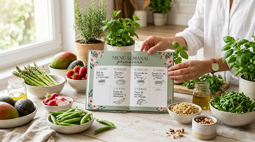 Menú semanal de primavera