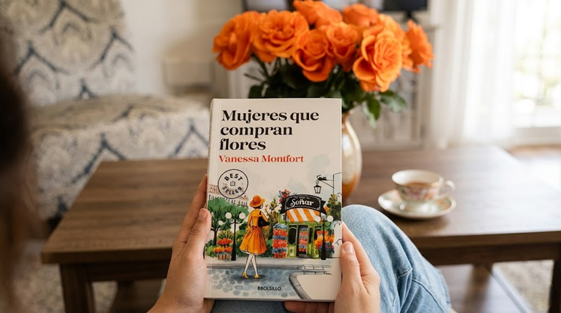 mujeres que compran flores