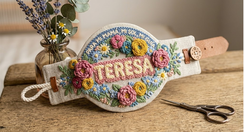 Bordados para mamá Una pulsera personalizada, ¡amará!