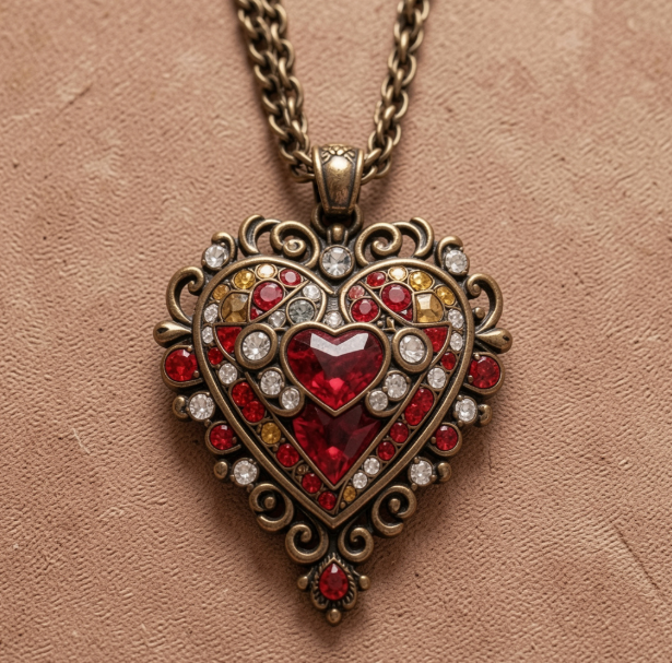 Combinar collares con dijes grandes