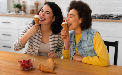 Recetas de helados ligeros