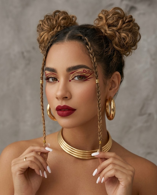 Recogidos elegantes con trenzas