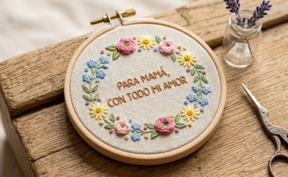 Regalos bordados para mamá