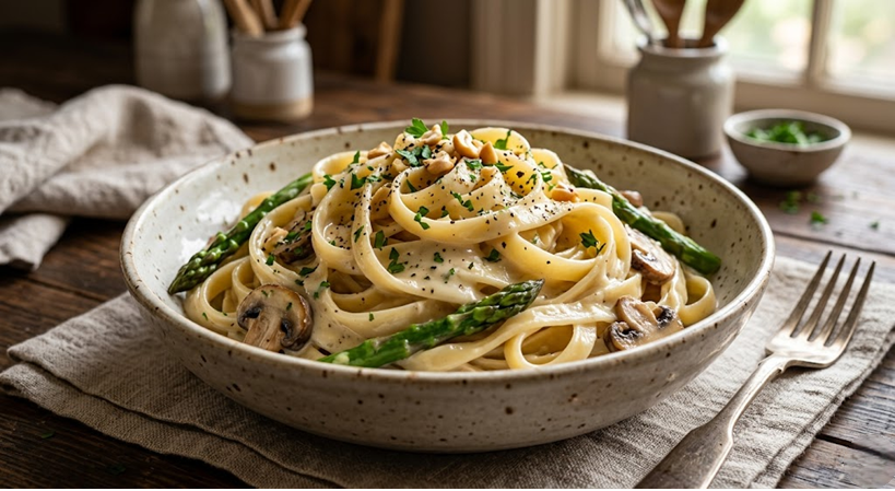 Salsa alfredo vegana