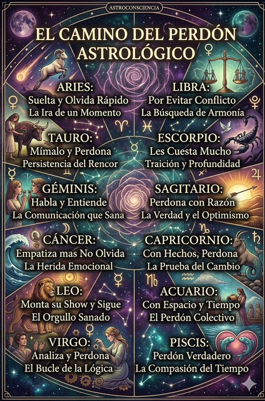 Cómo perdonan los signos