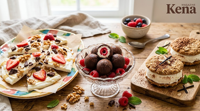 Postres saludables con yogur griego